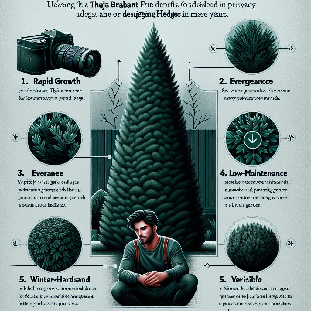 Thuja Brabant – die perfekte Wahl für eine schnelle Hecke.