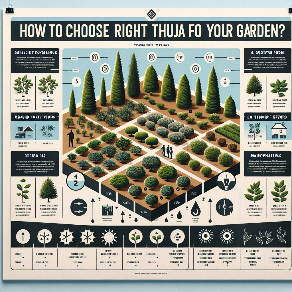 Wie wählt man die richtige Thuja für den Garten aus?