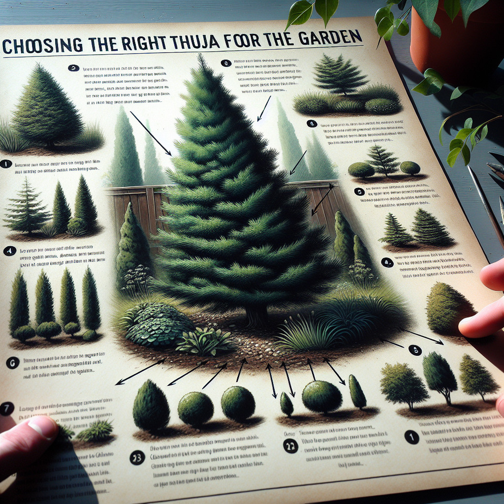 Wie wählt man die richtige Thuja für den Garten aus?